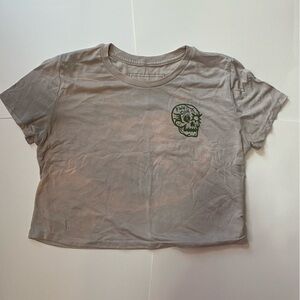 🩵Few Will Hunt Tan Crop Top